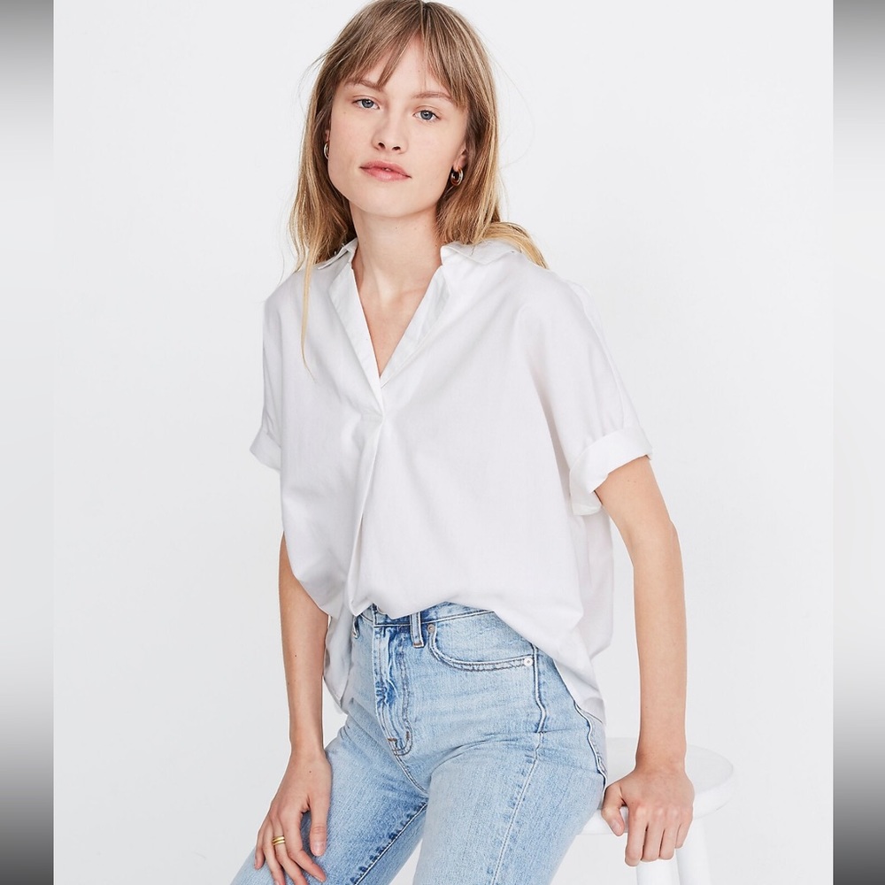 Madewell Park popover shirt size xs